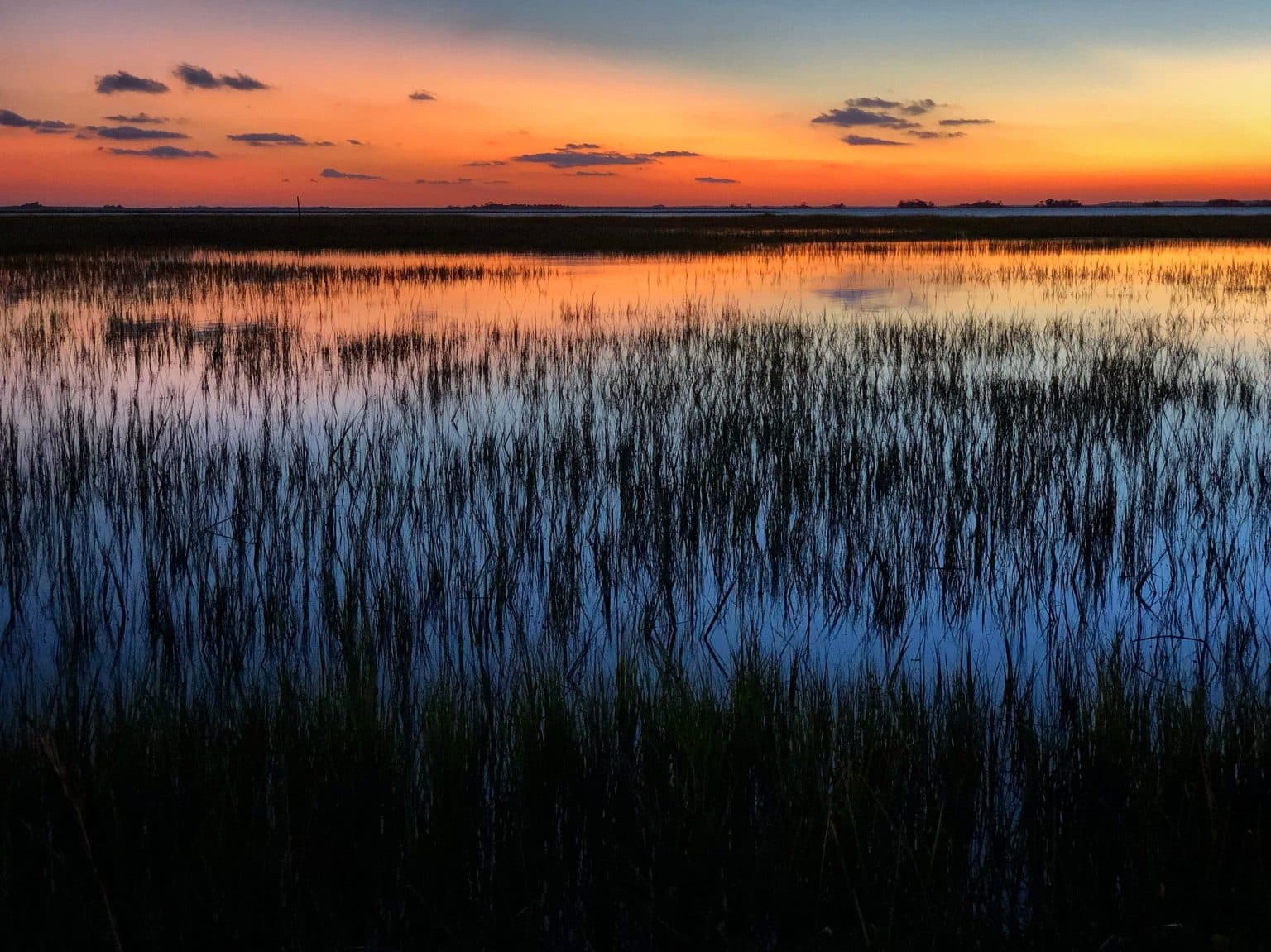 Sapelo Island saltmarsh sunset on the Georgia coast